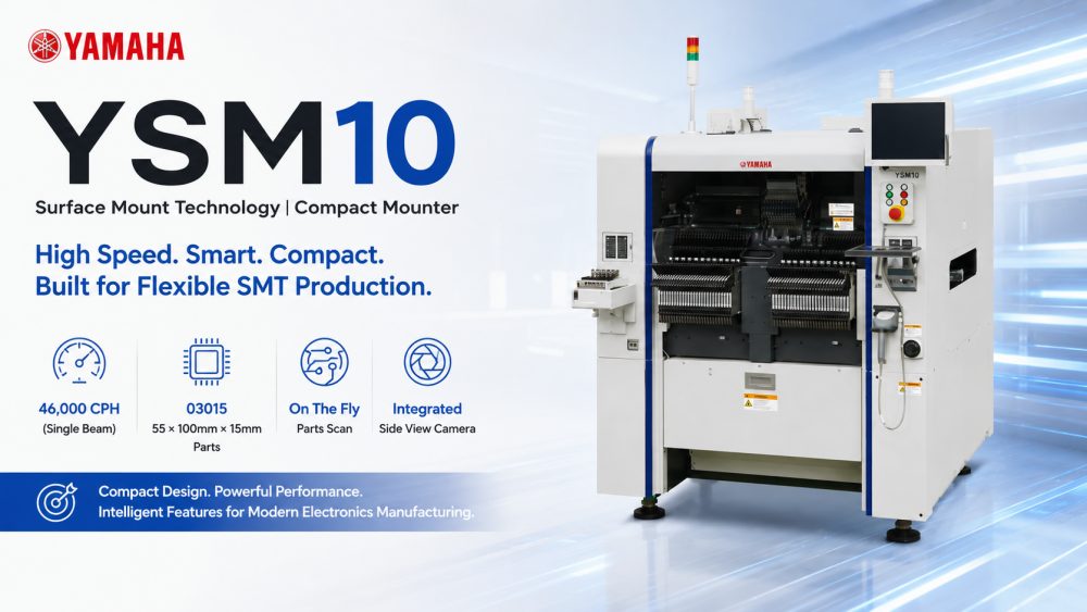 YSM10 Yamaha SMT chọn v&agrave; đặt m&aacute;y