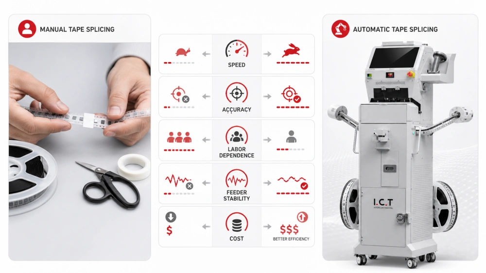 Tự động v&agrave; thủ c&ocirc;ng SMT Splicing.webp