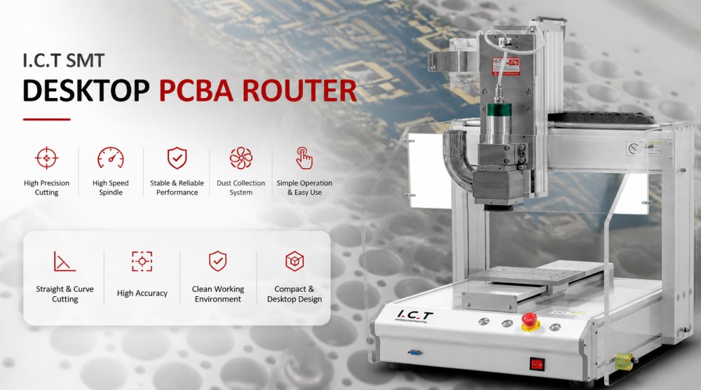 Bộ định tuyến m&aacute;y t&iacute;nh để b&agrave;n ICT PCBA
