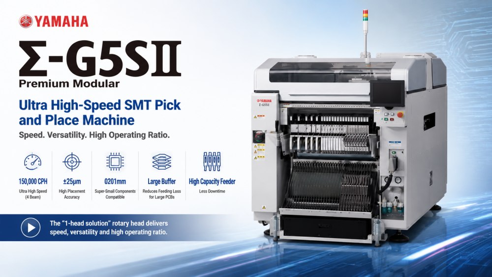 M&aacute;y gắp v&agrave; đặt Yamaha Σ-G5SⅡ SMT