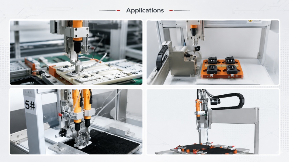 Automatic Screwing Robot applications Ứng dụng Robot vặn vít tự động