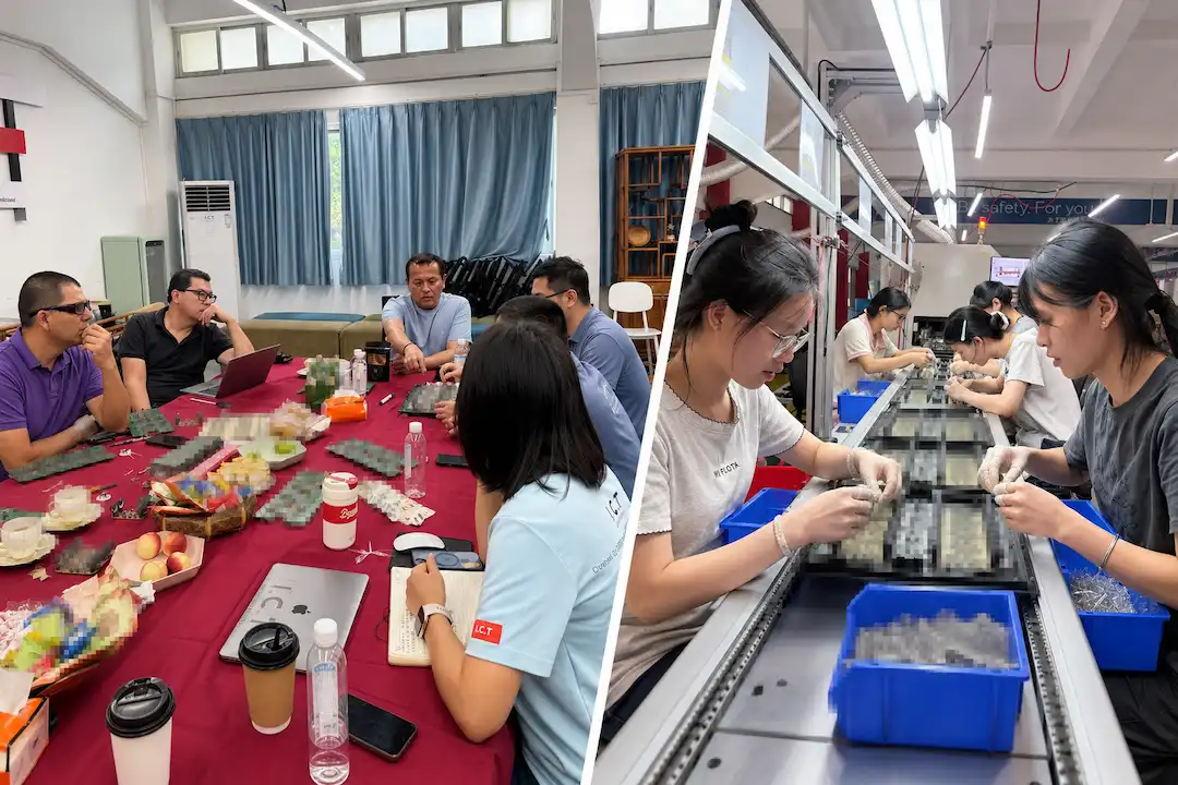 Sự chấp nhận của kh&aacute;ch h&agrave;ng tại nh&agrave; m&aacute;y th&uacute;c đẩy hơn nữa PCBA N&acirc;ng cấp giải ph&aacute;p sản xuất tại I.C.T 01.webp