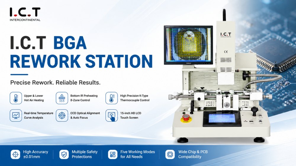 Trạm l&agrave;m lại I.C.T BGA