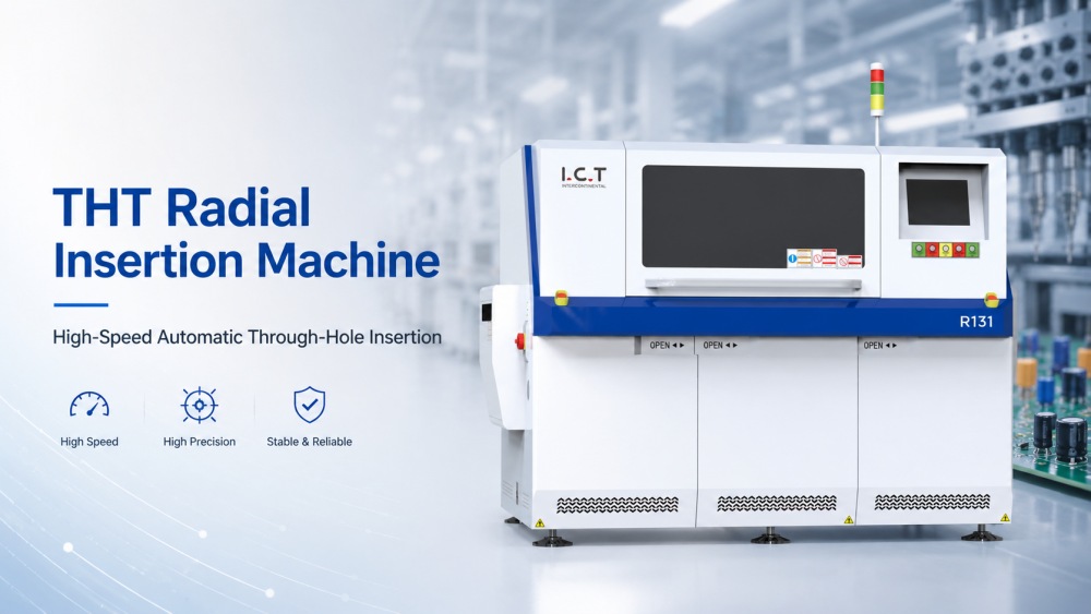 THT Radial Insertion Machine THT Máy chèn xuyên tâm