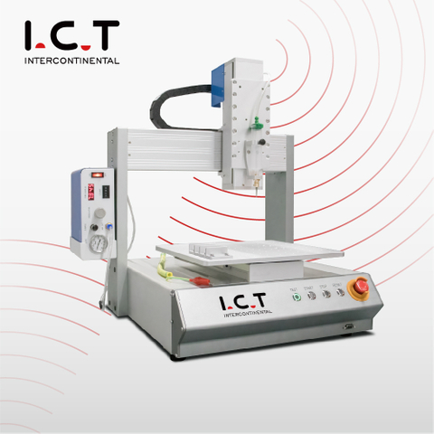 I.C.T | Máy keo lõi ngô 3 trục ar PCB đang sản xuất SMT